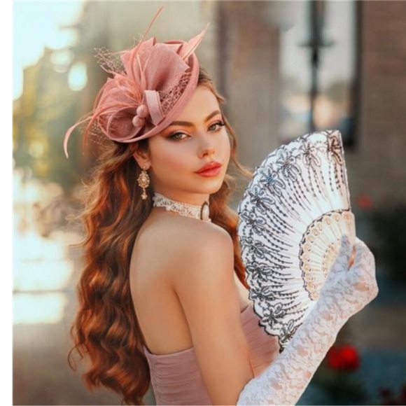 Fascinator Tea Party Hat - Derby Pillbox Kentucky Hat for Women new main image 7